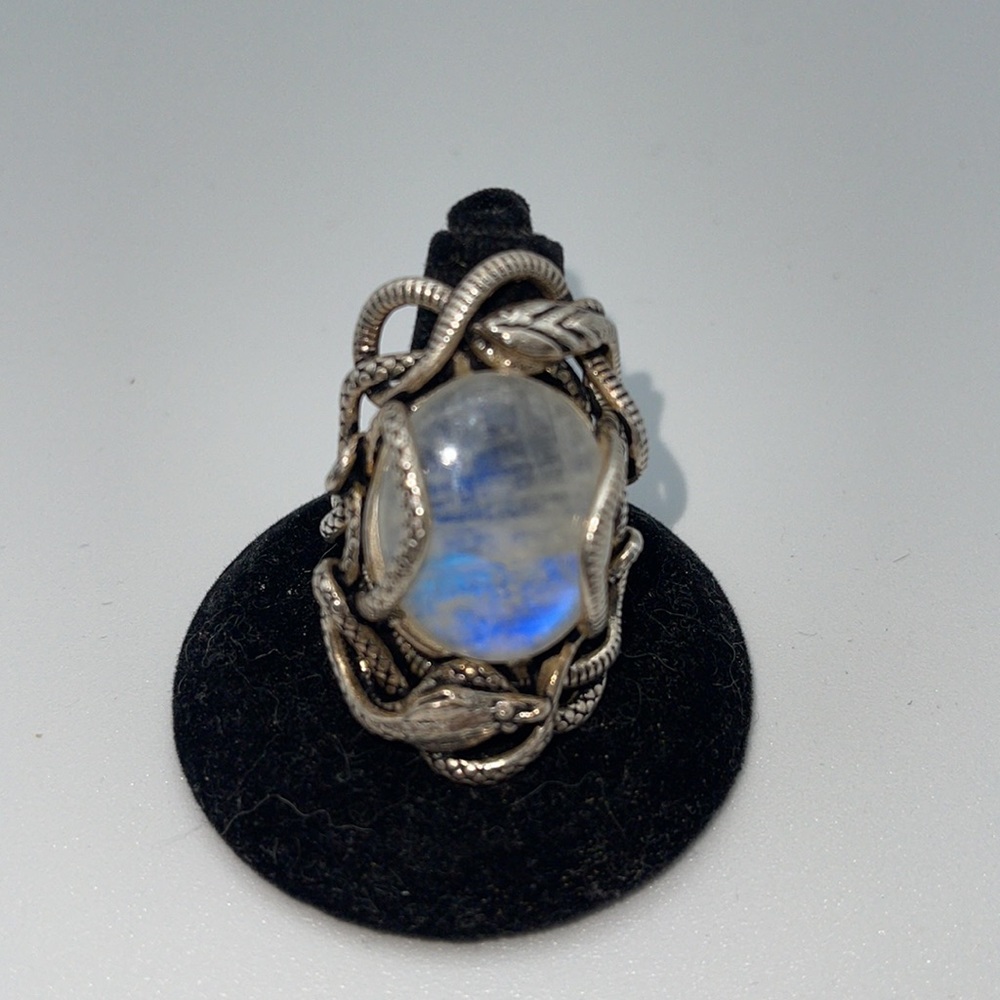 Sterling Silver Moon Stone Ring